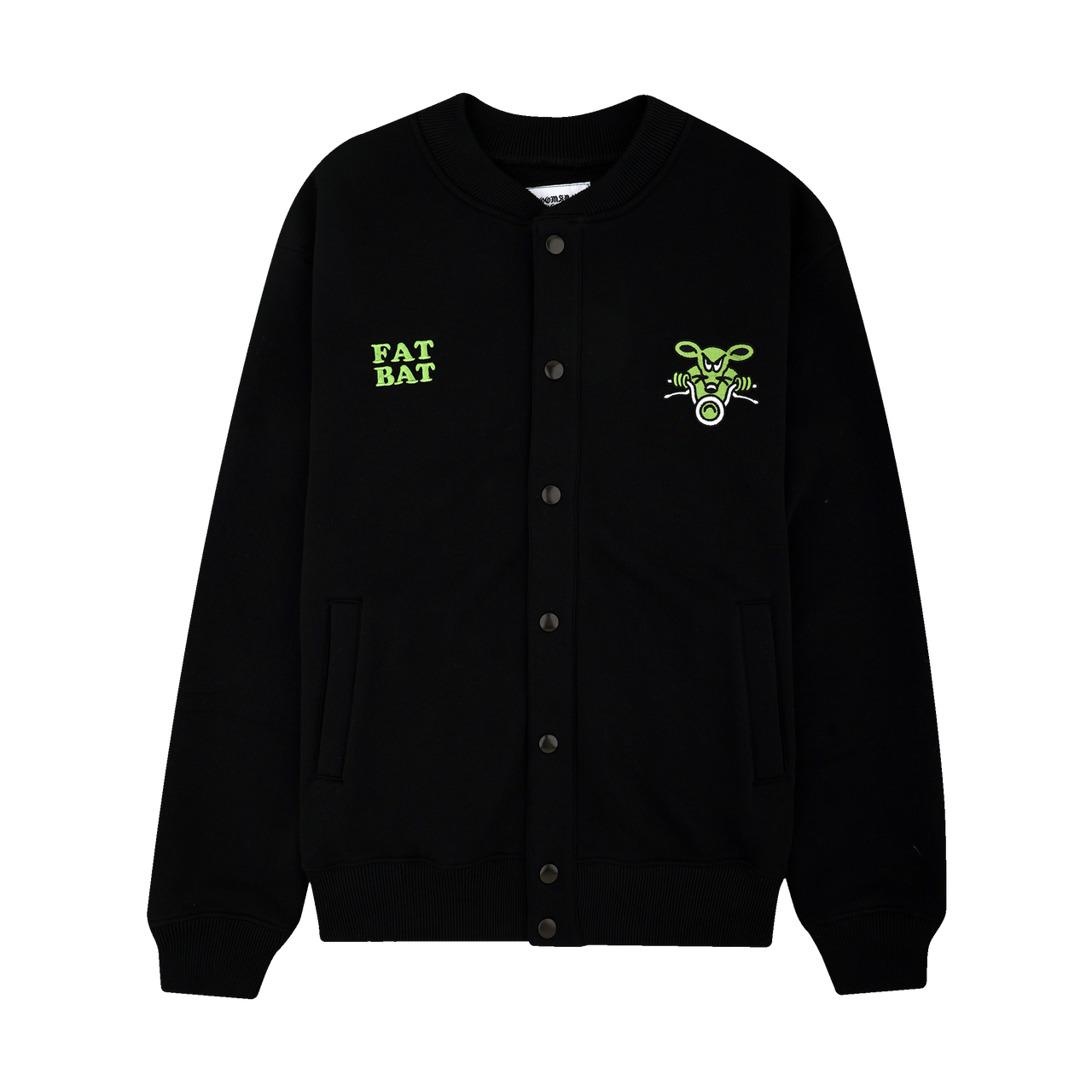 FAT BAT VARSITY EMBROIDERED CREWNECK