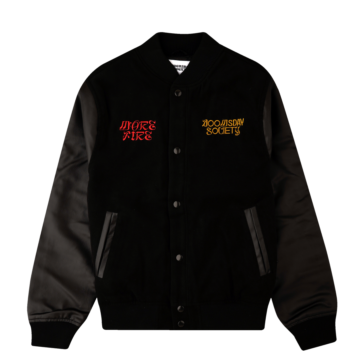 MORE FIRE VARSITY JACKET