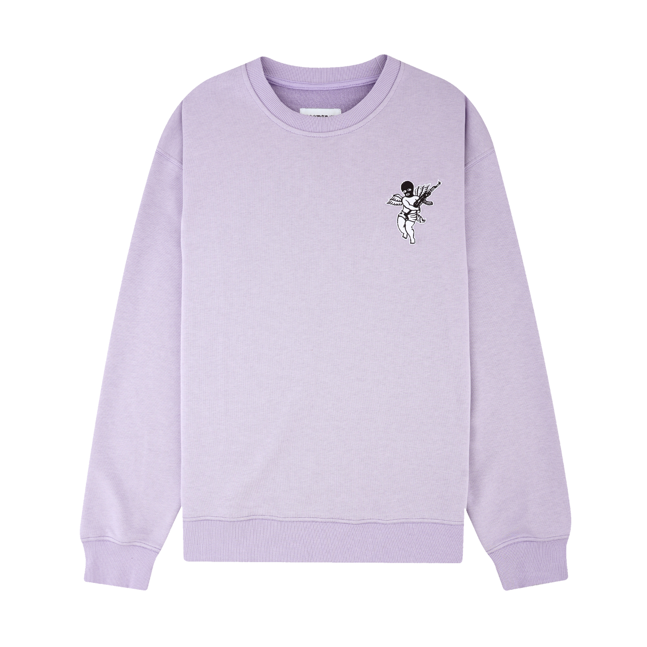 NO MORE SPACE EMBROIDERED CREWNECK