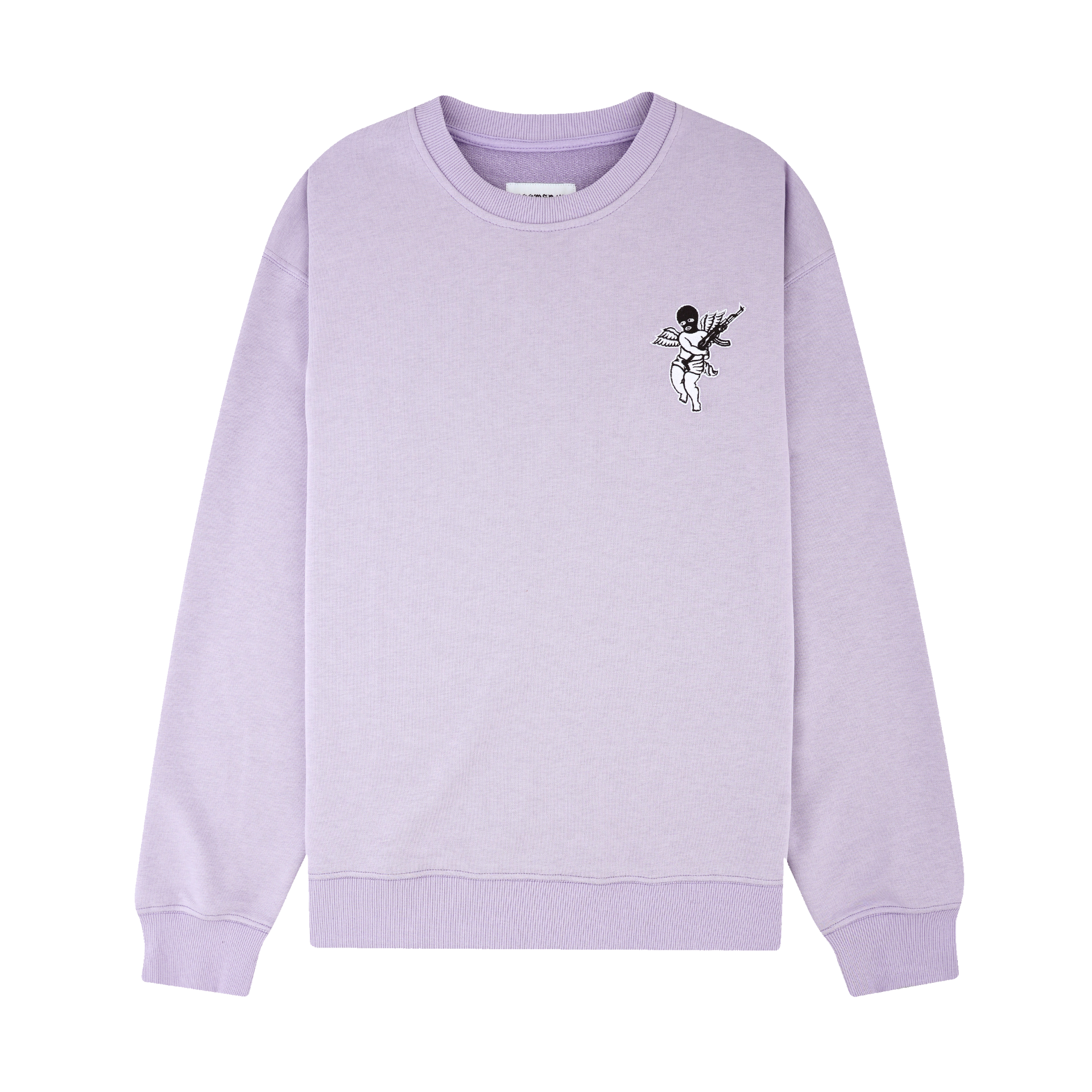 NO MORE SPACE EMBROIDERED CREWNECK