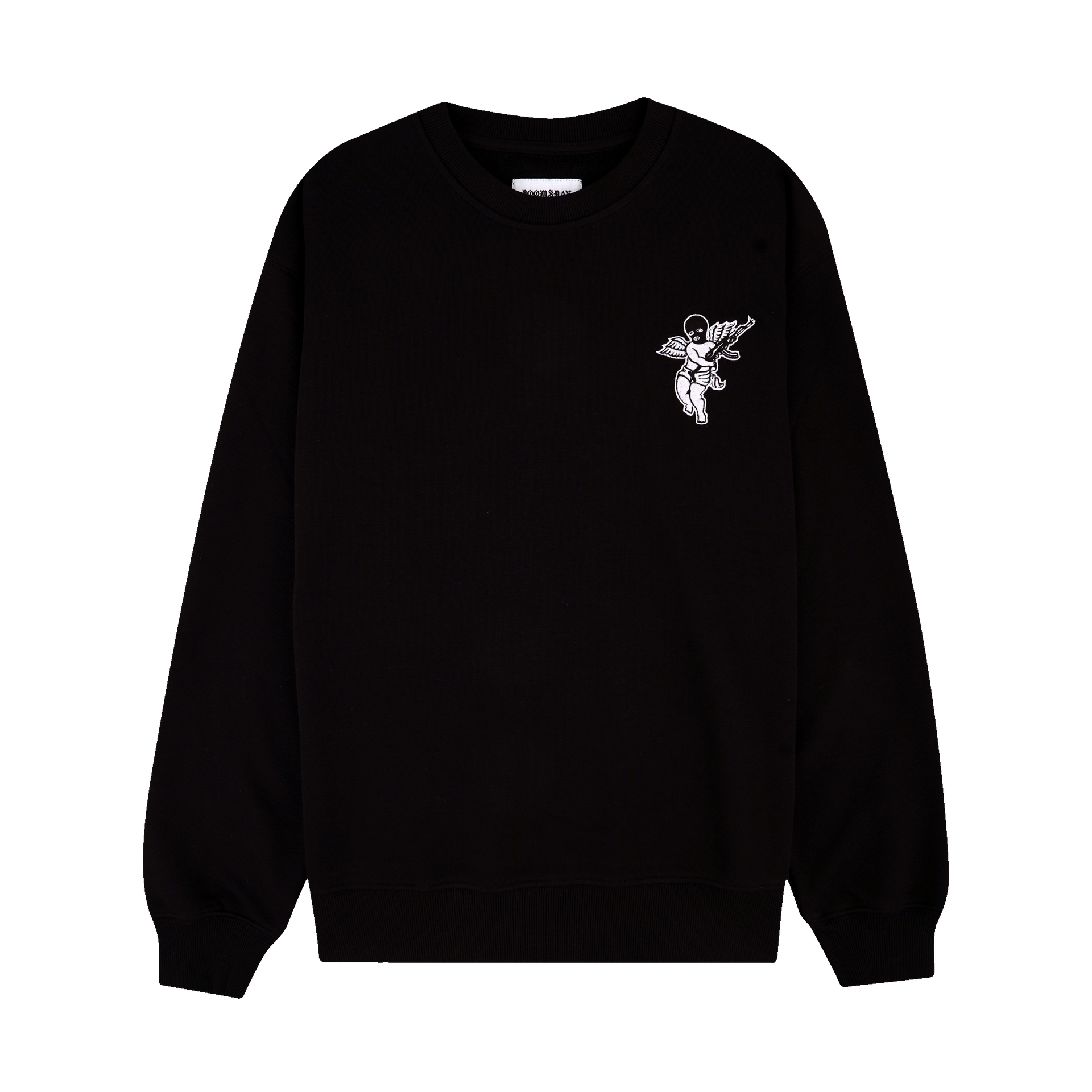 NO MORE SPACE EMBROIDERED CREWNECK